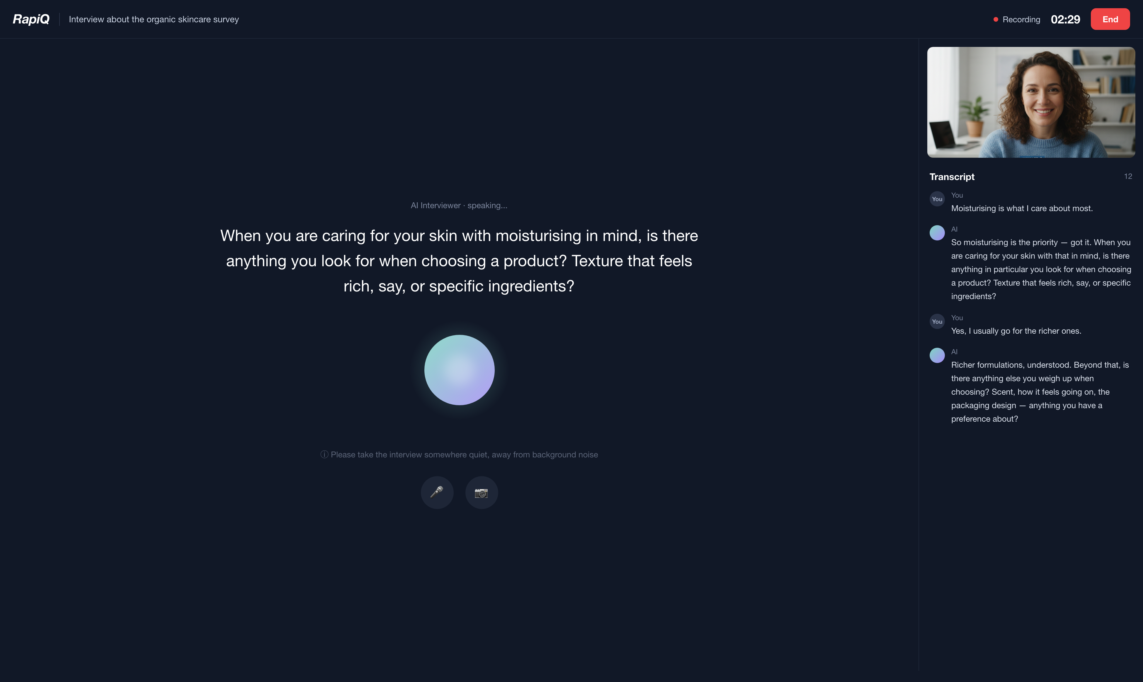 AI interviews